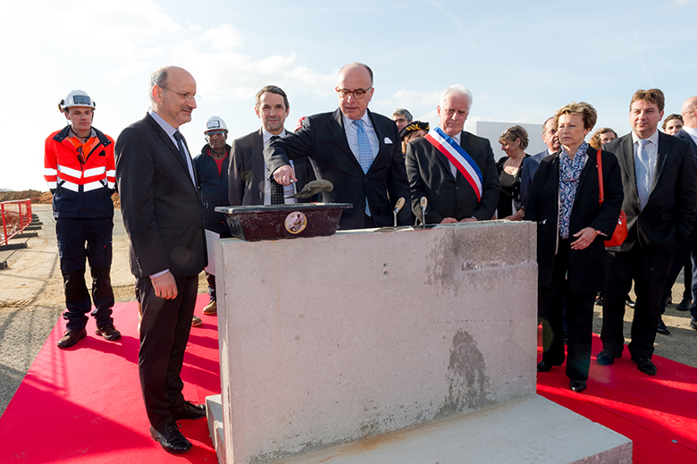 Bernard Cazeneuve - Foundation stone for the new ENS Paris-Saclay building