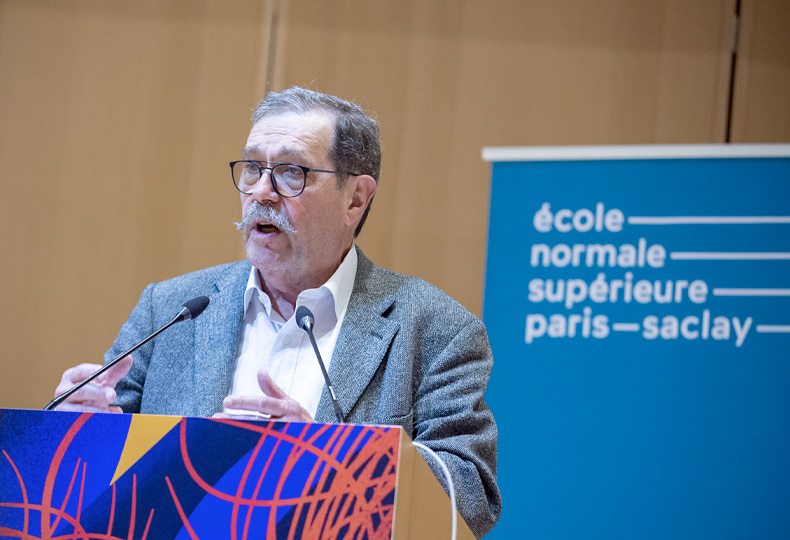 Alain Aspect, Nobel Prize in Physics 2022, alumni and affiliated professor at ENS Paris-Saclay,