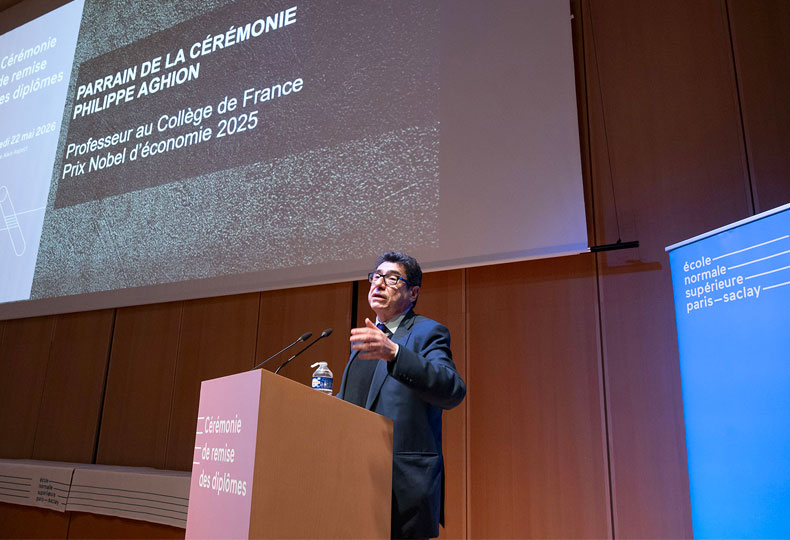 Discour de Philippe Aghion, parrain de la cérémonie 2025 et prix Nobel d'économie en 2025