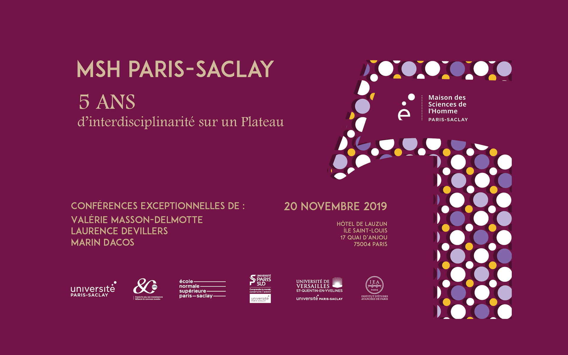 La MSH Paris-Saclay fête ses 5 ans