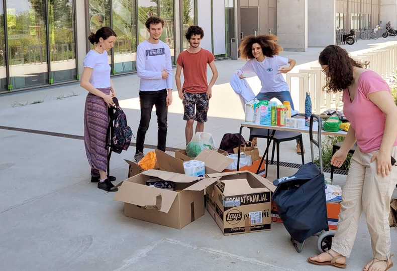 Distribution alimentaire organisée par SoNo