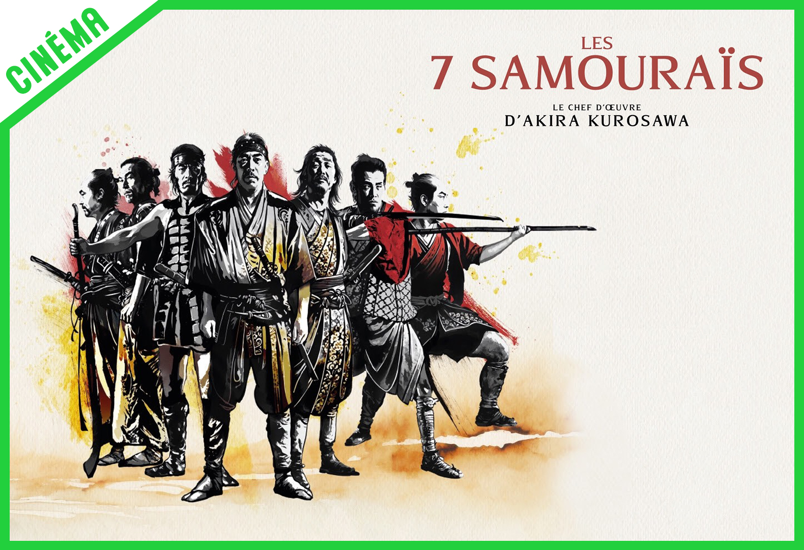 Affiche des Sept Samouraïs