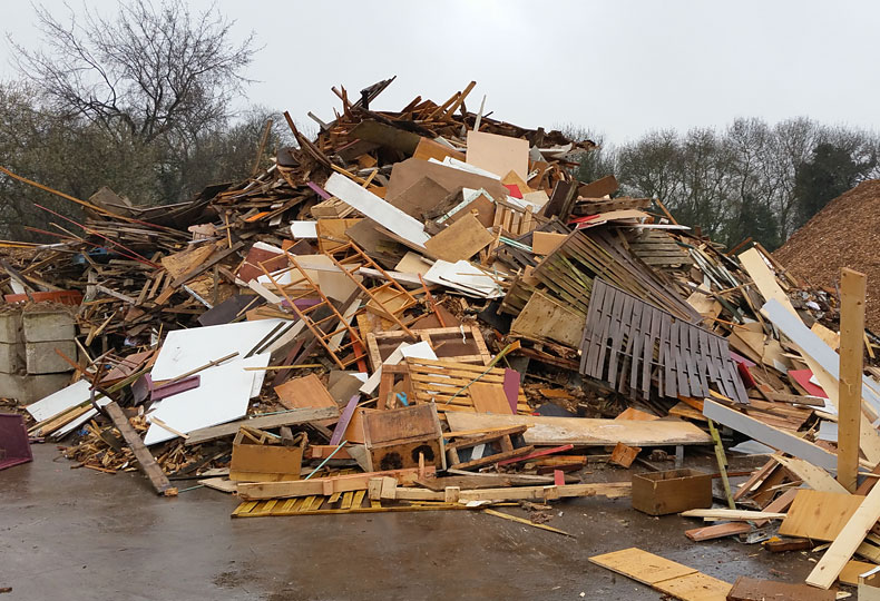 Décharge de bois