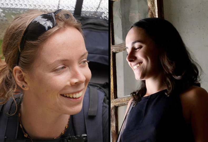 Clémence COCHARD et Natacha MONÉ du département d'enseignement et de recherche (DER) de Biologie de l'ENS Paris-Saclay