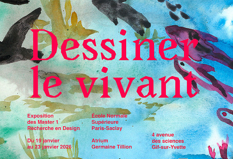 Exposition des master 1 Recherche en Design "Dessiner le vivant"