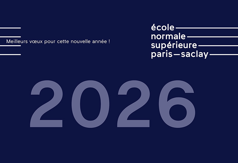 Carte de voeux de l'ENS Paris-Saclay 2026