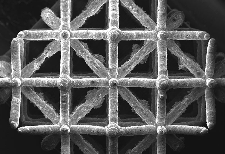 Structure lattice à barreaux © Institut de mécanique et d’ingénierie de Bordeaux (CNRS/Université de Bordeaux/Arts et métiers sciences et technologies/Bordeaux INP)