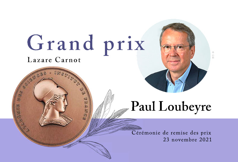 Paul LOUBEYRE, lauréat du Grand prix Lazare Carnot 2021de l’Académie des sciences