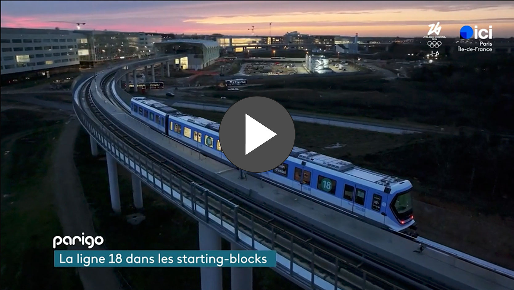 Vidéo de France 3 TV sur la ligne 18
