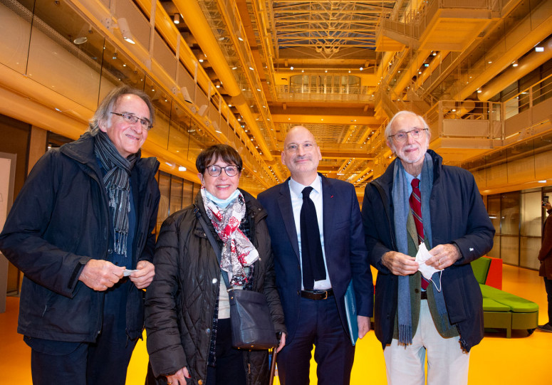Bernard Plattner, Claire Dupas-Haeberlin (ancienne présidente de l'école), Pierre-Paul Zalio, Renzo Piano