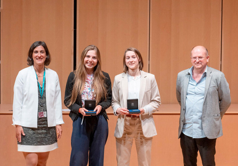 Lauréates du prix de la transmission des savoirs 2025 : Élise Foulatier et Claire Morrier