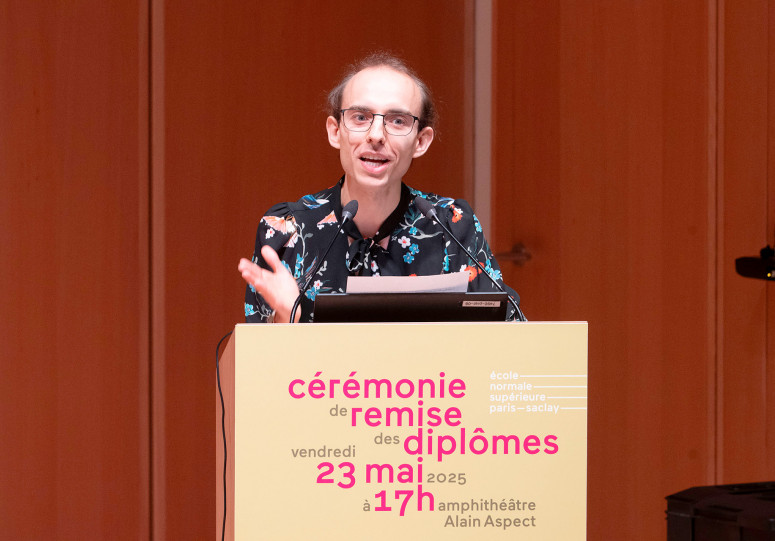 Émile Larroque, lauréat du prix de la transmission des savoirs 2025