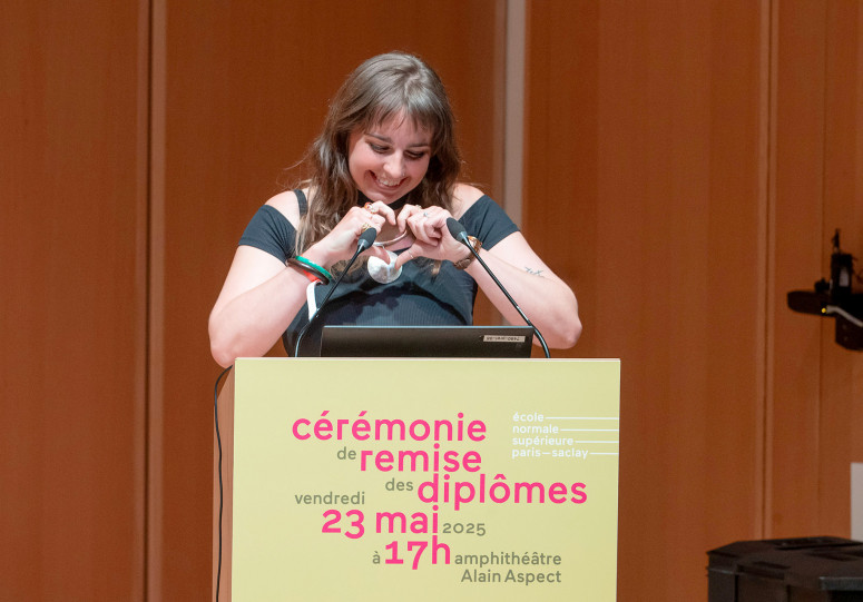 Pauline Gosset, lauréate du prix de l'engagement étudiant 2025