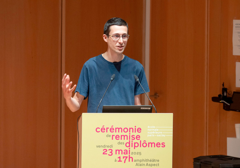 Mattéo Chancerel, lauréat du prix de l'engagement étudiant 2025