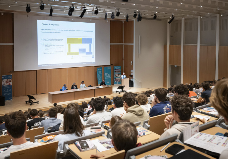 Présentation en amphi