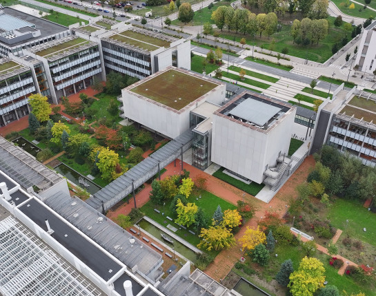 Vue aérienne de l'ENS Paris-Saclay