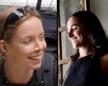 Clémence COCHARD et Natacha MONÉ du département d'enseignement et de recherche (DER) de Biologie de l'ENS Paris-Saclay