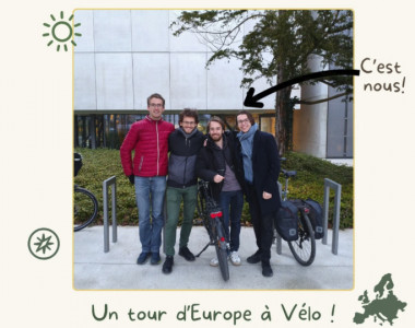 Yorick Libiot, Emmanuel Vibert, Benoit Peres et Martin Hochedez, étudiants à l'École normale supérieure Paris-Saclay (ENS Paris-Saclay)