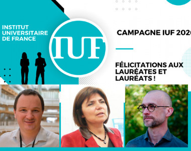  Ludovic Chamoin (génie mécanique), Emmanuelle Deleporte (physique) et Baptiste Coulmont, (Sciences humaines et sociale) membres seniors de l'Institut universitaire de France (IUF) en 2026