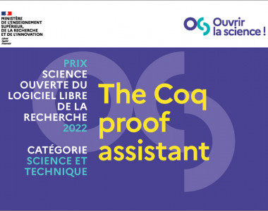 L'assistant de preuves "Coq" lauréat du Prix "science ouverte du logiciel libre de la recherche"