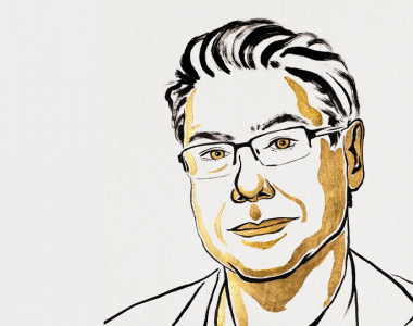 Prix Nobel d’économie 2025, Philippe Aghion - © Ill. Niklas Elmehed © Nobel Prize Outreach