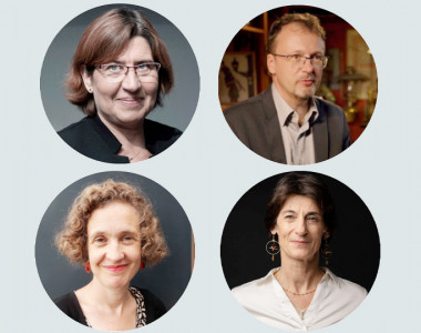 Avec Valérie Masson-Delmotte, Gabrielle Bouleau, Nathalie de Noblet-Ducoudré et Vincent Bontems.