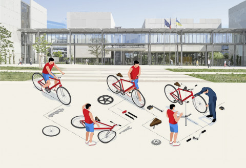 Bicycle workshop on October 8, free of charge, in front of ENS Paris-Saclay