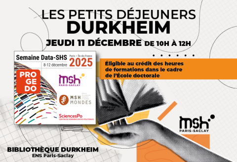 Les petits déjeuners de Durkheim à l'ENS Paris-Saclay