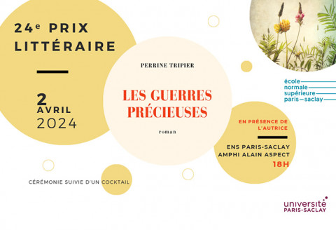Remise du prix littéraire de l'ENS Paris-Saclay 2024