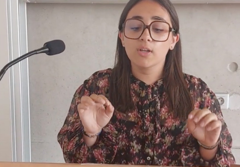 Présentation de Juliette Aubert lors de l'école d'été 2025