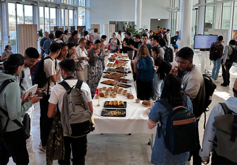 Accueil des étudiant·es internationaux en 2025.