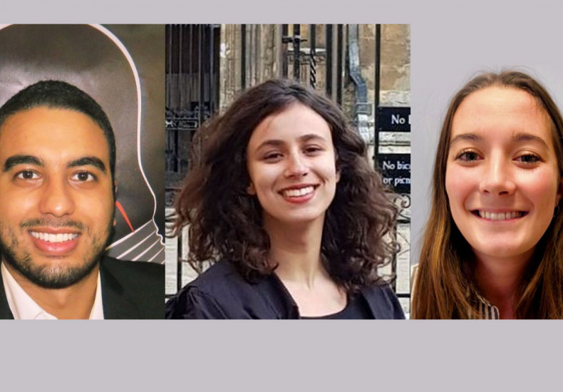 Imad Aouali, Léna Néhale Ezzine et Margaux Törnqvist