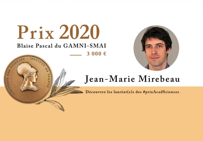 Prix BLAISE PASCAL DU GAMNI-SMAI 2020 de l’Académie des sciences décerné à Jean-Marie Mirebeau